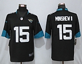 Nike Jacksonville Jaguars 15 Minshew ll Black Vapor Untouchable Limited Jersey,baseball caps,new era cap wholesale,wholesale hats
